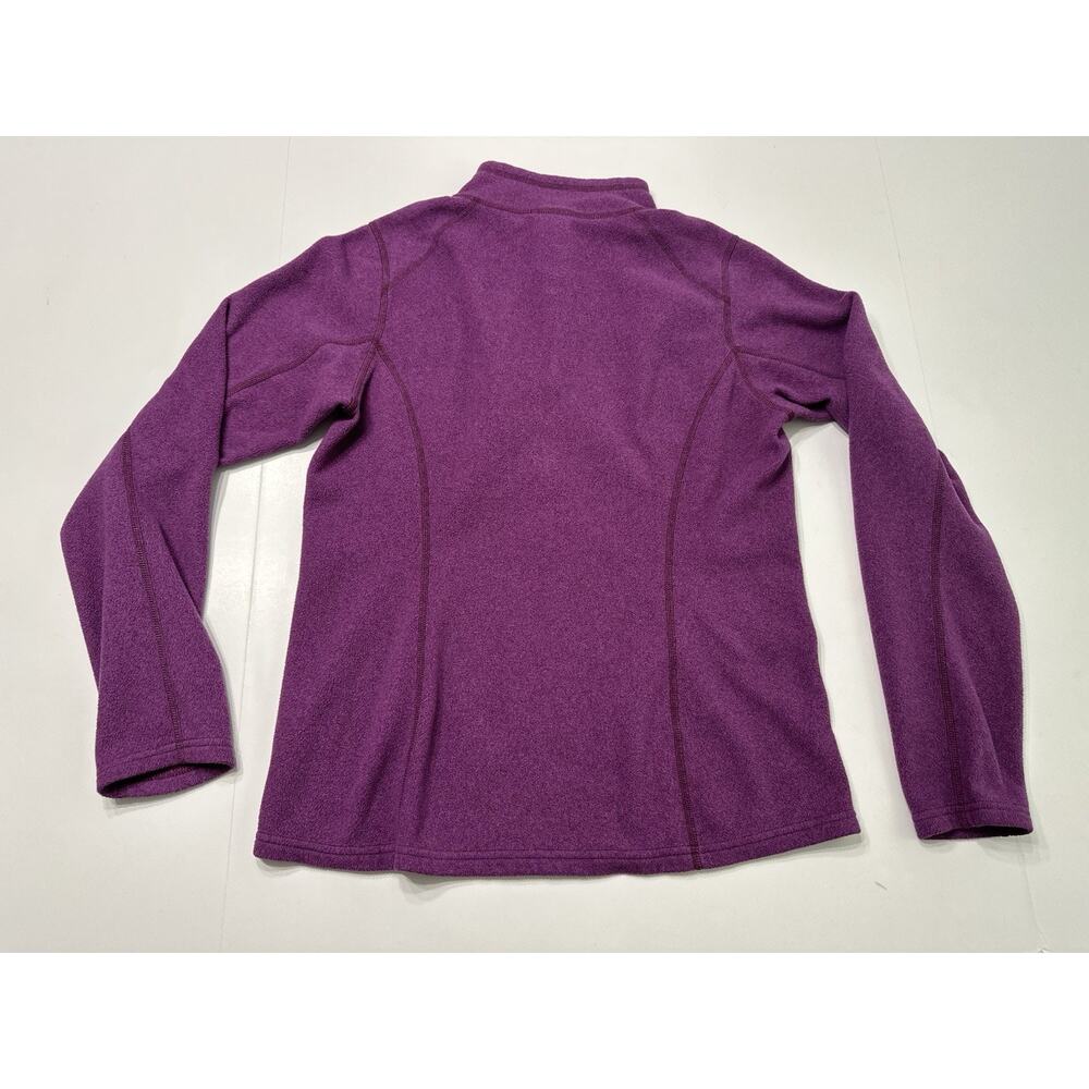 The North Face Women's Quarter Zip Pullover Purple Fleece Size Medium - Picture 5 of 7
